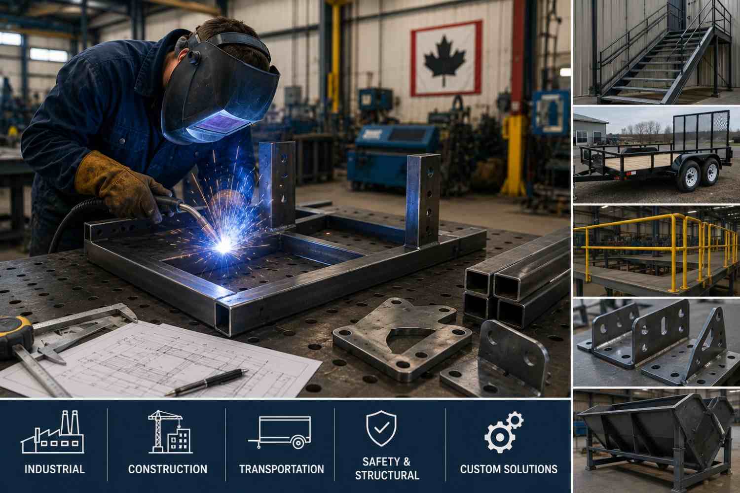 Custom Metal Fabrication in Oakville Industry Applications